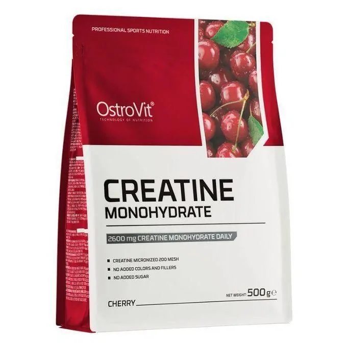 OstroVit Creatine Monohydrate 166 Servings Micronized 500 g Cerise – Performance, Force, Muscle