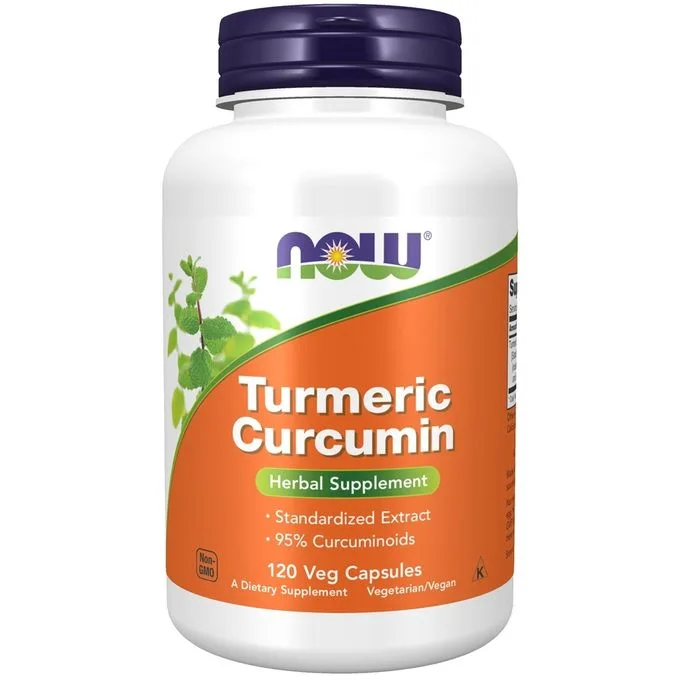 Promo ! Now Foods Curcumine de curcuma, 120 capsules végétariennes