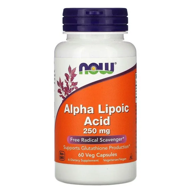 Promo ! Now Foods Acide alpha lipoique, 250 mg, 60 capsules végétariennes