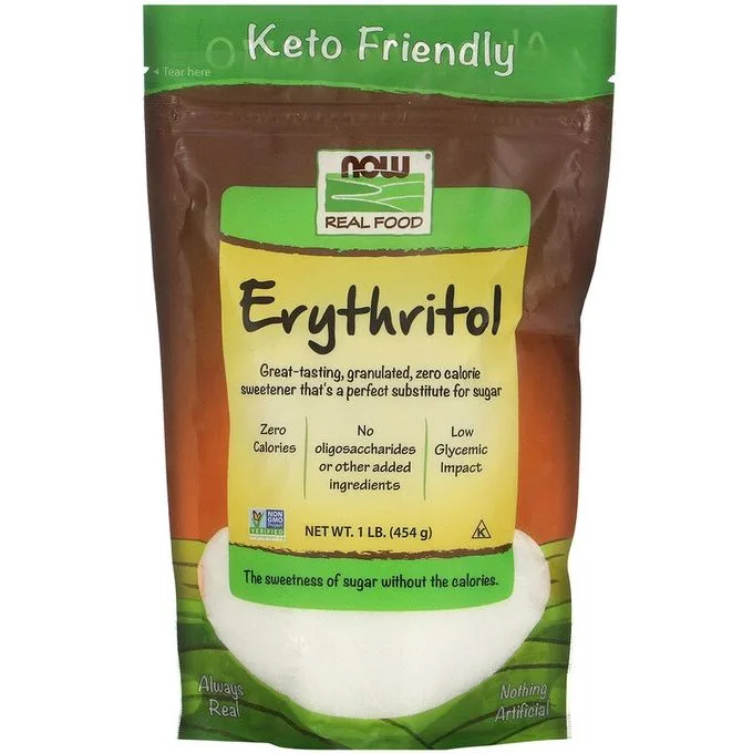 Promo ! Now Foods Real Food, Erythritol, 454 g
