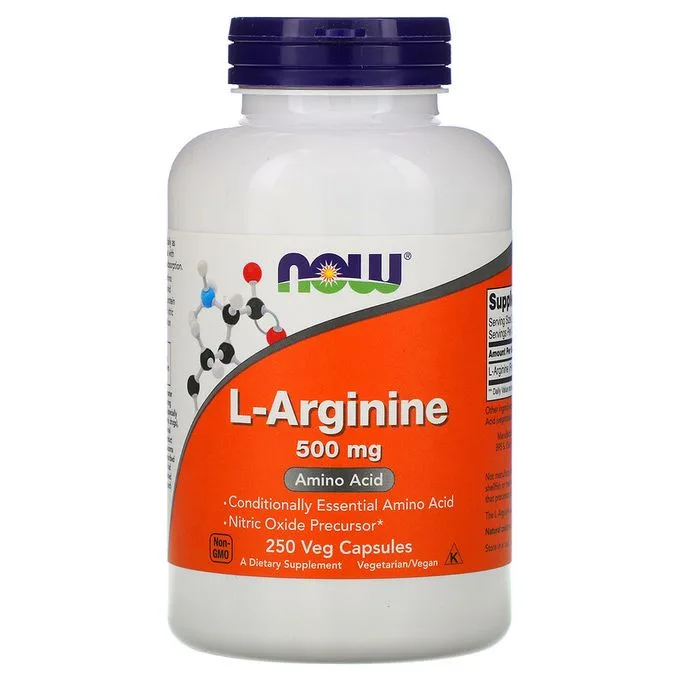 Promo ! Now Foods L-Arginine, 500 mg, 250 gélules