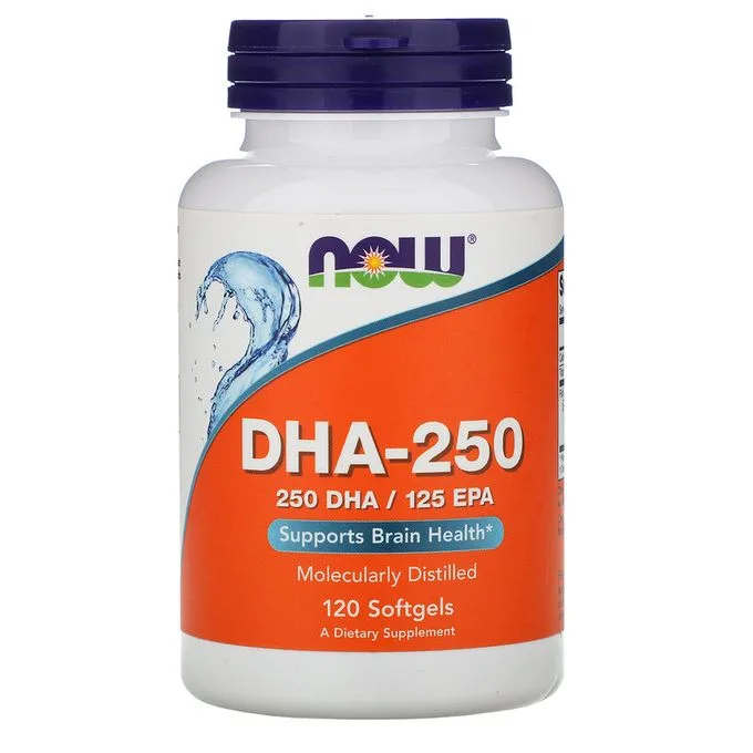 Promo ! Now Foods DHA-250, 120 Softgels