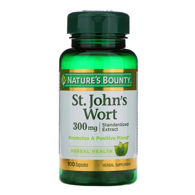 Promo ! Nature’S Bounty St john’s Wort / Millepertuis, 300 mg, 100 Capsules