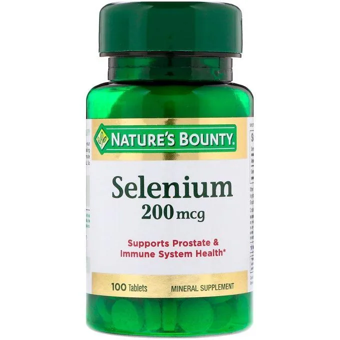 Nature’S Bounty Selenium,Haute Puissance 200 mcg, 100 Compr.