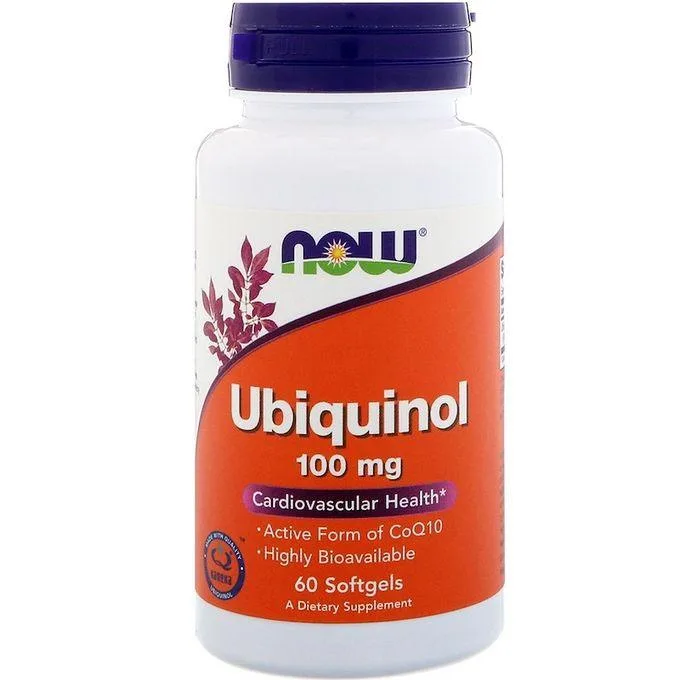 Promo ! Now Foods Ubiquinol, 100 mg, 60 Gélules