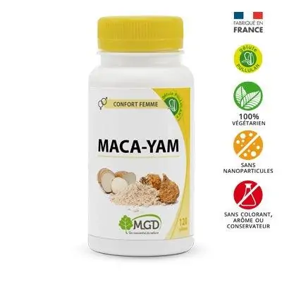Promo ! MGD maca yam boite 120 gélules
