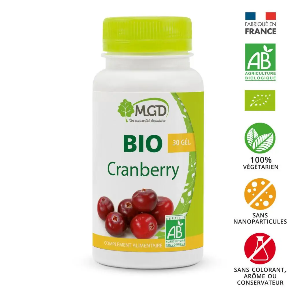 Promo ! MGD Cranberry Bio 30 gélules