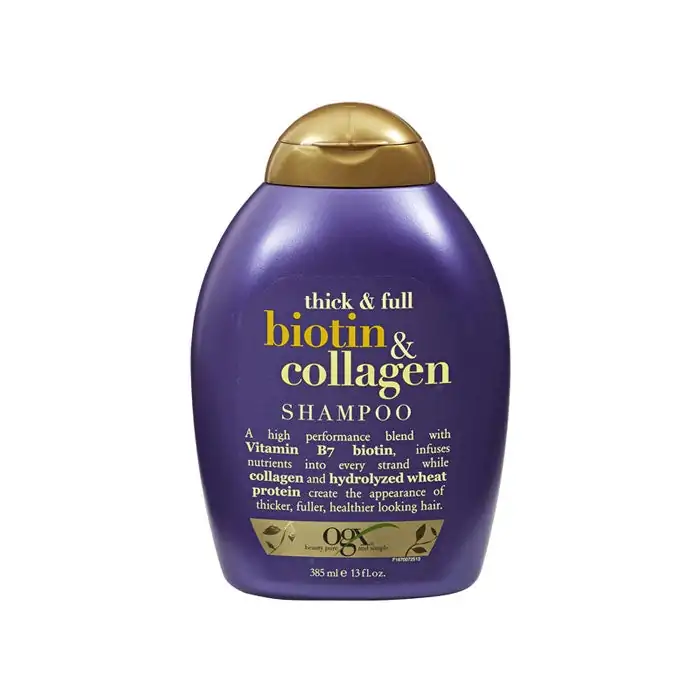 Promo ! OGX Thick & Full + Biotin & Collagen Shampoo 385 ML