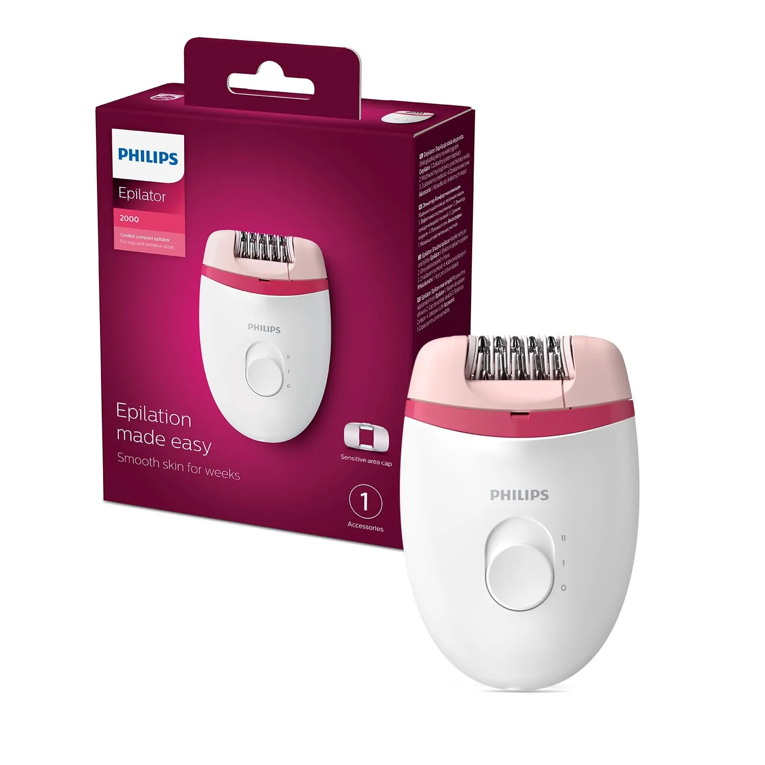 Philips Satinelle Épilateur compact sur secteur – BRE235/00