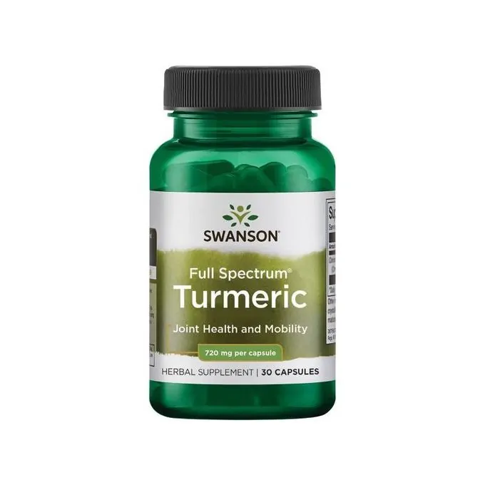 Swanson Curcuma (Turmeric) à spectre complet, 720 mg, 30 capsules