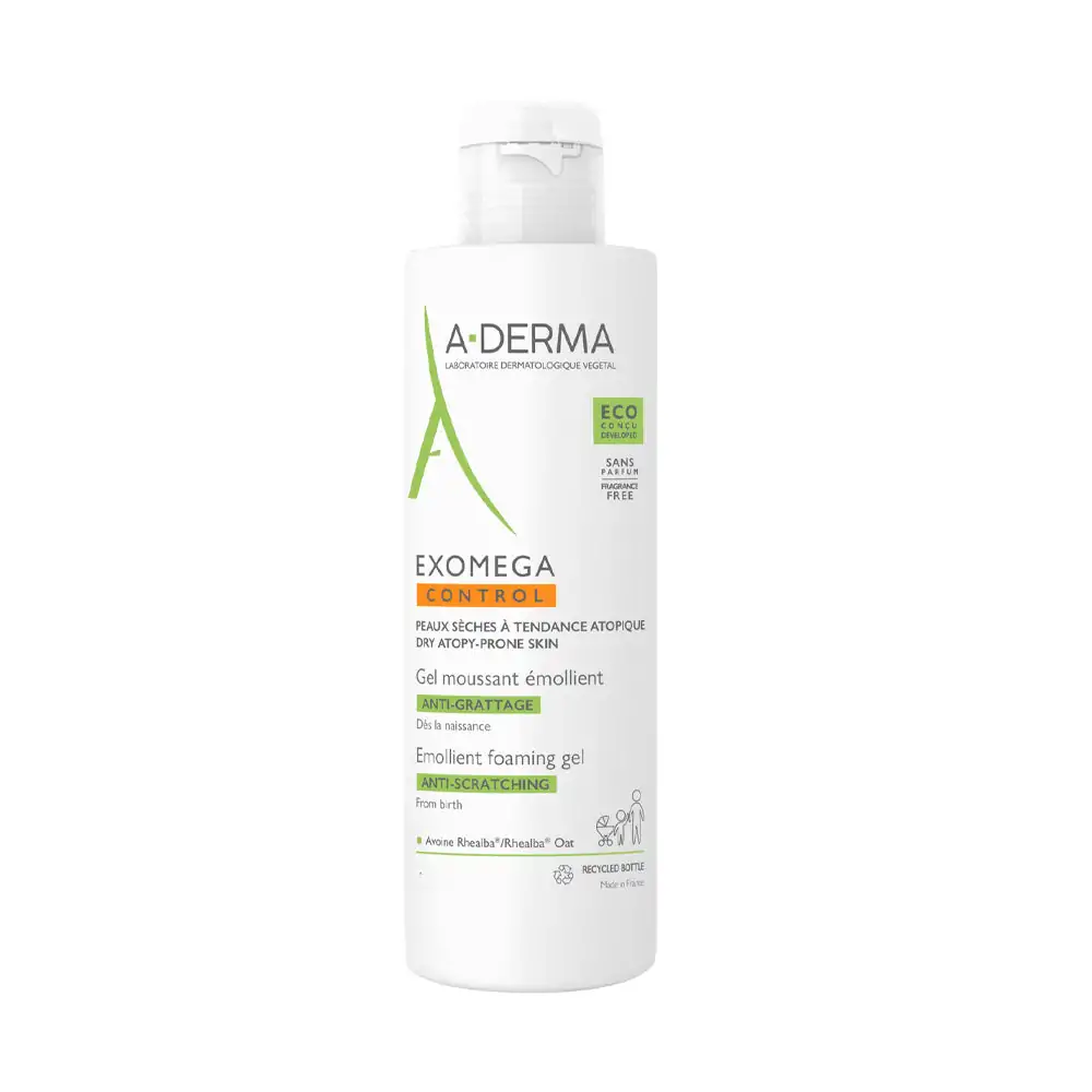 Promo ! A-Derma EXOMEGA CONTROL Gel Moussant Émollient anti-grattage