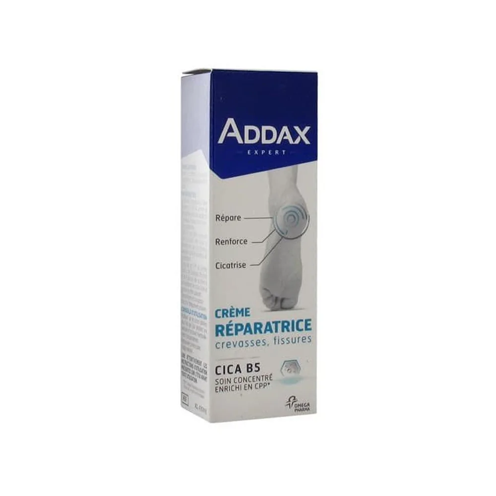 Promo ! Addax Crème Réparatrice Crevasses talonnières Fissures Cica B5