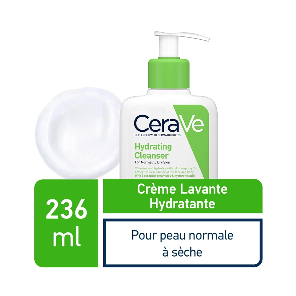 Promo ! Cerave Crème Lavante Hydratante
