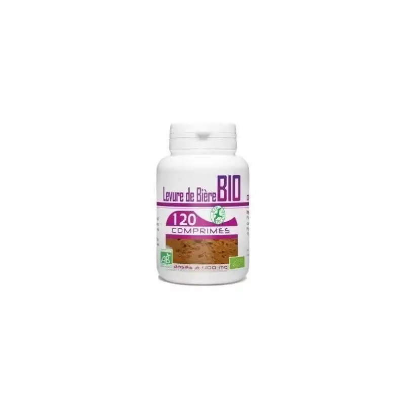 Promo ! GPH DIFFUSION Levure De Bière BIO 400 Mg | 120 Comprimés