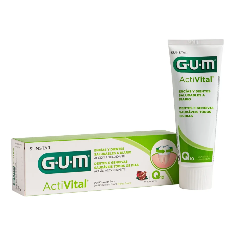 Promo ! Gum ActiVital Gel Dentifrice 75ml (6050)