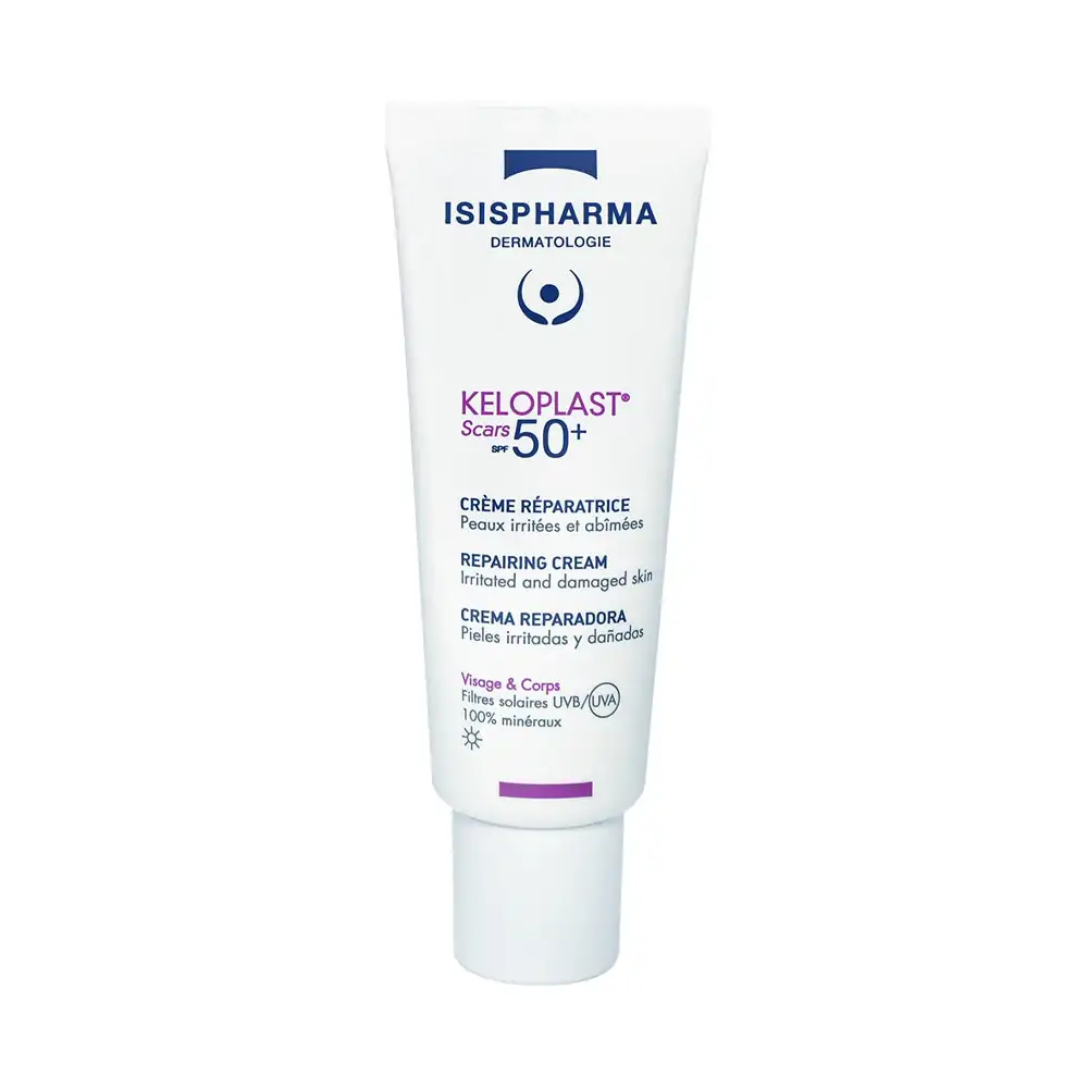 Promo ! Isispharma Keloplast Scars Crème Réparatrice Protectrice SPF50+ 40ml