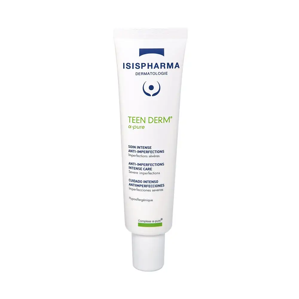 Promo ! Isispharma Teen Derm Alpha α-Pure Soin Intense Anti-Imperfections 30ml