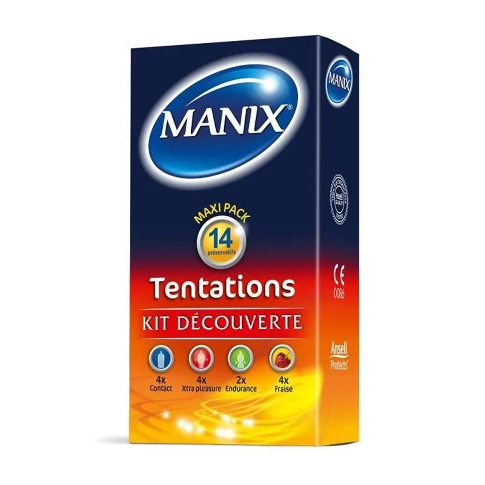 Promo ! Manix Tentations Kit Découverte 14 Préservatifs