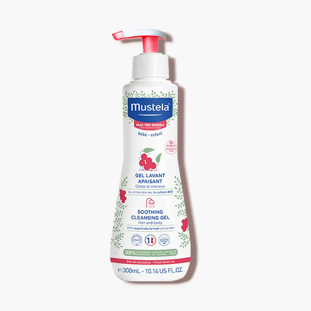 Promo ! Mustela Gel Lavant Apaisant Au Schisandra BIO 300ml