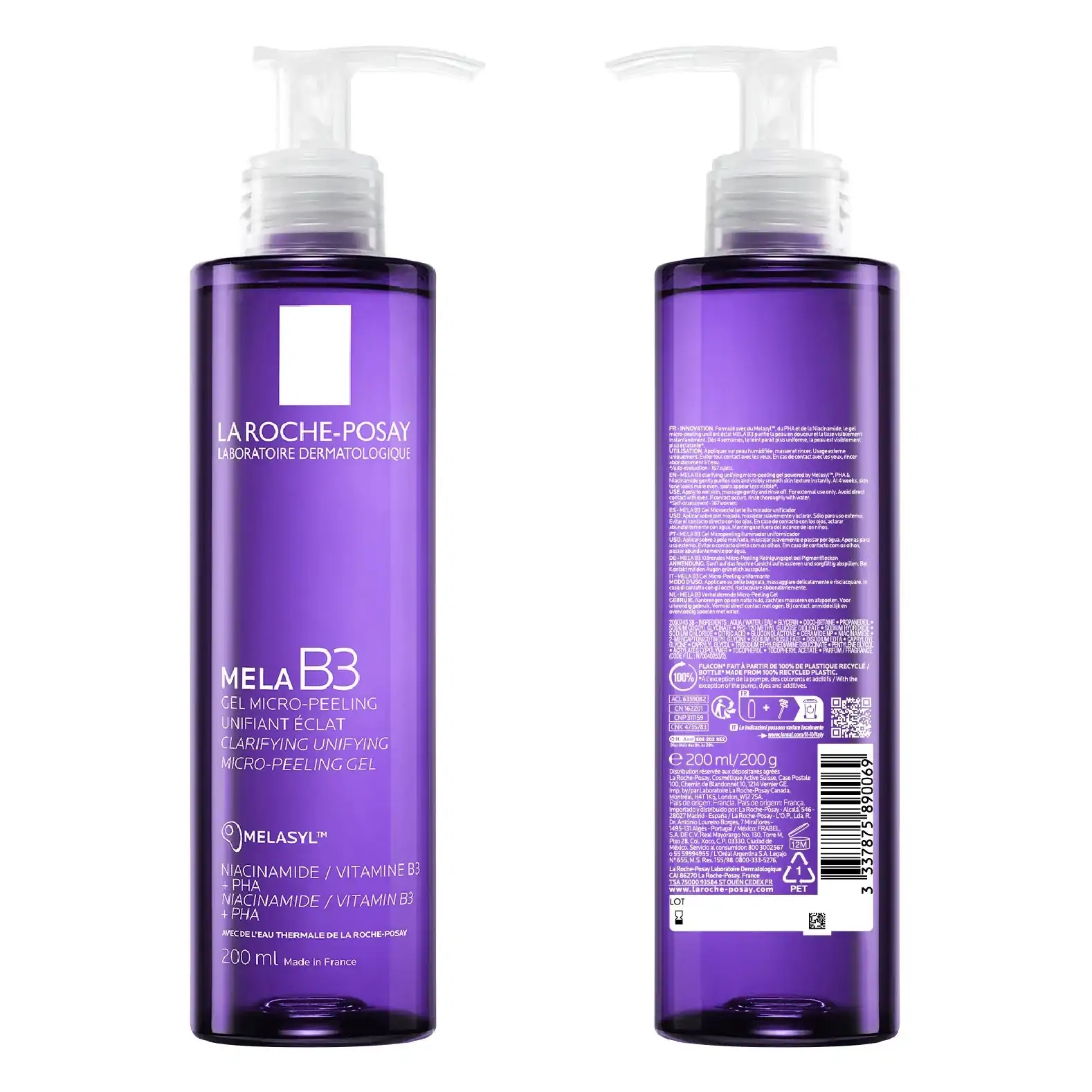 Promo ! La Roche Posay Mela B3 Gel Micro Peeling Anti-Tâches Unifiant Éclat 200 Ml
