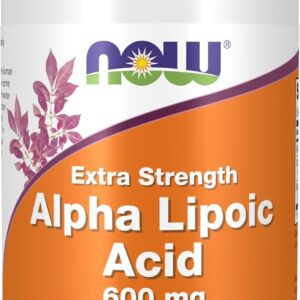 Now Foods Alpha Lipoic Acid Extrapuissant 600 mg 60 capsules végétales