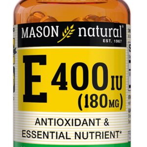 Mason Natural Vitamine E 180 mg (400 UI) 100 capsules à enveloppe molle