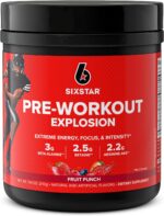 Sixstar Pre-Workout Explosion Fruit Punch 210 g (Cet article n’est plus fabriqué)