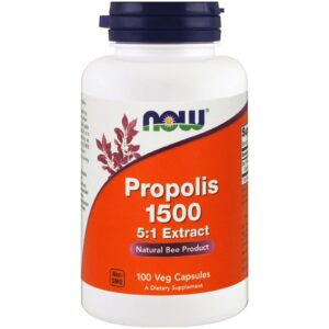Now Foods Propolis 1500 300 mg 100 Capsules