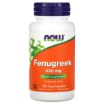 Now foods Fenugrec 500 mg 100 capsules végétariennes