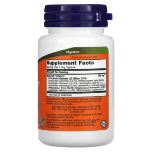 Now Foods Probiotic-10 25 milliards 50 capsules végétariennes