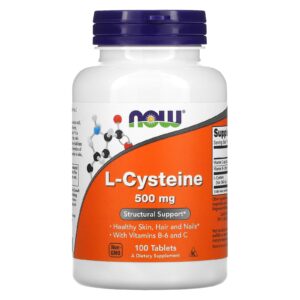 Now foods L-cysteine 500 mg 100 comprimés
