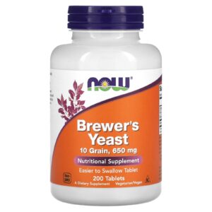 Now foods Brewer’s Yeast 200 comprimés