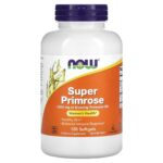 Now Foods Super Primrose 1300 mg 120 capsules à enveloppe molle