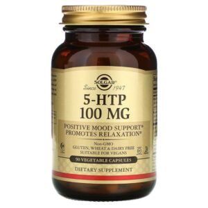 Solgar 5-HTP, 100 mg, 90 capsules végétales