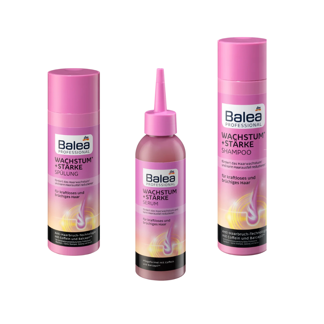 Balea - Pack cheveux croissance & force