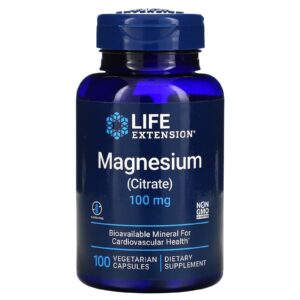 Life Extension Magnesium (Citrate) 100 mg 100 capsules végétariennes