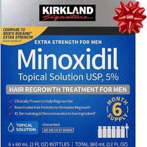 Kirkland Signature Minoxidil 5% Repousse Cheveux Homme 6 Mois