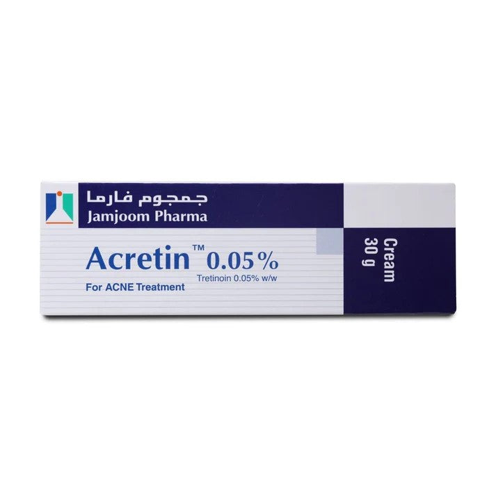 Acretin 0.05% Cream for Acné (Tretinoin) 30g – Image 2