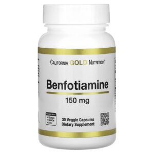 California Gold Nutrition Benfotiamine 150 mg 30 capsules
