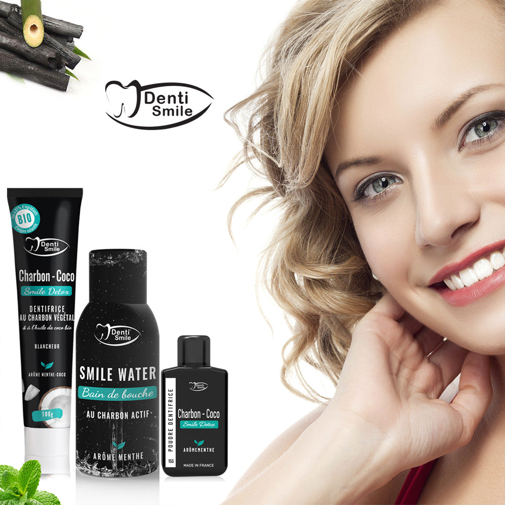 Denti-Smile Pack Blancheur au charbon