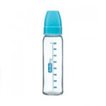 Dodie Biberon En Verre Bleu Col Etroit 240ml