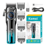 Kemei KM-2279 Tondeuse à cheveux professionnelle Pour Hommes, Avec écran LCD, Rechargeable et Réglable.