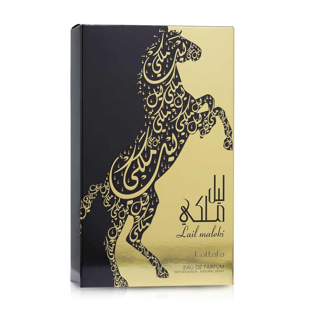 Lail Maleki Noir de Lattafa Pour Homme - 100ml – Image 3