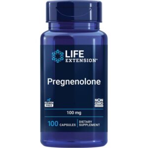Life Extension Pregnenolone, 100 mg, 100 capsules
