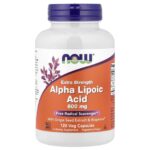 NOW Foods, Acide alpha-lipoïque, 120 capsules végétariennes