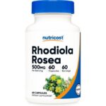 Nutricost Rhodiole Rosea 500 mg ,Energie force 60 capsules