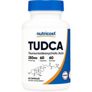 Nutricost Tudca, 250 mg, 60 capsules