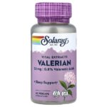 Solaray, Extraits vitaux, Valériane, 60 VegCaps