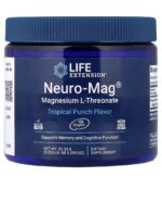 Life Extension Neuro-Mag, L-thréonate de magnésium, Saveur fruits tropicaux 93,35 g