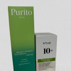 Pack Azelic acide anua Purito crème hydratante à base de panthénol